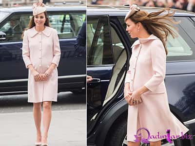 İngiltərə kral ailəsindən Kate Middletonun hamiləlik geyimləri (1. hissə)