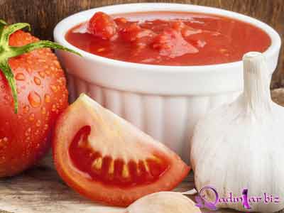 Pomidorun qabığından tomat resepti
