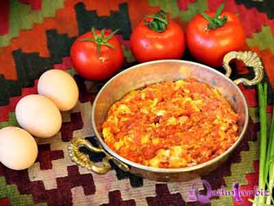 Pomidor-yumurta resepti