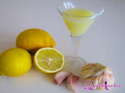 Limon suyu və sarımsaqla hazırlanan qarışığın faydası