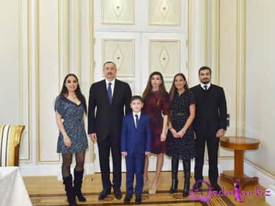 11 yaşlı Ümid Prezident Sarayında - fotolar