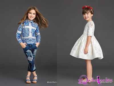 Dolce & Gabbana 2015-2016 uşaq kolleksiyası (1. hissə)