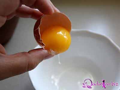 Yumurtanın sarısını ağından ayırma üsulları