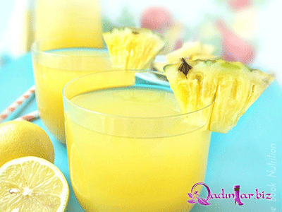 Sərinləşdirici meyvəli limonad
