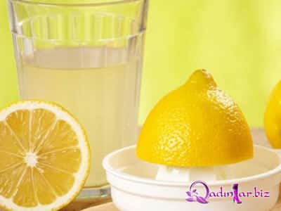 Limon suyu içməyin faydaları