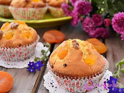 Portağallı və limonlu muffin (Vegan)