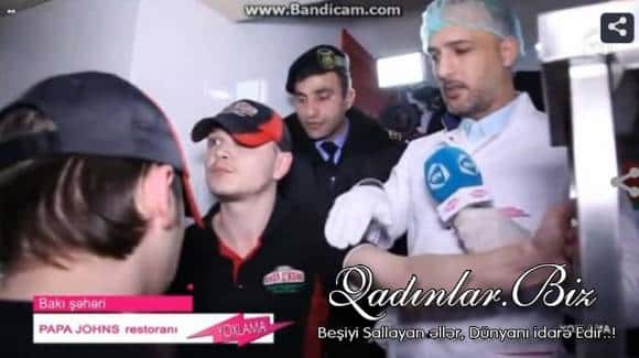 ATV-nin 'Yoxlama'sında polis BASQINI: Aparıcı Azər restoran işçisi ilə əlbəyaxa oldu - ŞOK VİDEO