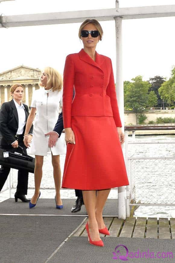 First Lady Melani Trampdan müthiş dəbli obrazlar 2